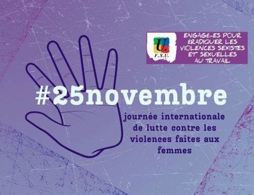 Journée internationale pour l’élimination des violences faites aux femmes. 25 novembre.