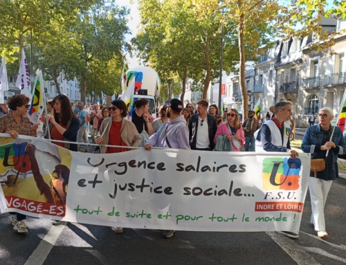 18 septembre : 8000 manifestants à Tours pour d’autres choix budgétaires !